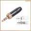 5 Micrô ve áo Lavalier Cắm âm thanh 3,5 mm với M6 Sợi bên trong Cáp ren bên trong dành cho-