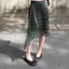 Mùa hè Phong cách mới Váy in họa tiết phong cách Hàn Quốc Váy chữ A giả hai mảnh dáng rộng dáng rộng dáng rộng dáng rộng dáng ôm hơn giữa