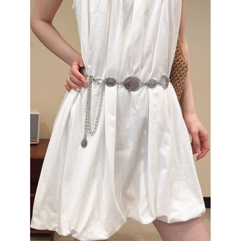 Dây thắt lưng phong cách dân tộc Bohemian Dây thắt lưng thời trang nữ cổ điển Trung Quốc mới