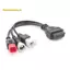 Cáp Chẩn Đoán Obd2 Cho Xe Máy Kline Euro5 16 Pin Đến 3Pin 4Pin 6Pin Obd2 Chẩn Đoán Adapter Thay Thế