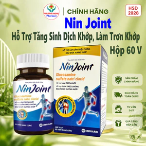 Nin Joint Của Nam Dược Hỗ Trợ Tăng Sinh Dịch Khớp, Làm Trơn Khớp, Giảm Đau Nhức Xương Khớp - Lọ 60V