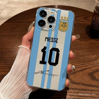 Ốp điện thoại trong suốt Phong cách mới Ball King No. 10 sọc xanh Thích hợp cho iPhone 17pro 16pro 17promax xr 11promax 11 12 13 14 promax 15promax 15 plus 12pro Vỏ chống sốc linh hoạt