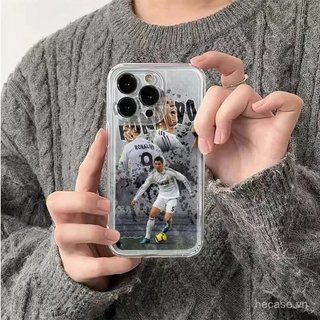 Ốp Điện Thoại Trong Suốt Phong Cách Mới Chơi Bóng Đá Cậu Bé Hợp Thời Trang Thích Hợp Cho iPhone 12 13 14 15 Promax 16 17 Promax xr xs 11promax 12promax 13pro 14pro Ốp Chống Sốc Linh Hoạt
