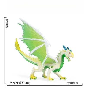 Đồ chơi trẻ em Phương Tây Ice Dragon Monster Warcraft Mô phỏng Động vật Rồng bay Charizard Charizard Pterodactyl Solid Model Chiều cao 6cm