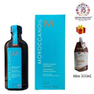 Tinh dầu dưỡng tóc Moroccanoil Treatment 100ml ( tặng kèm hấp Karseell 100gr ) - New [ MK ]