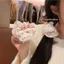 Dễ Thương Kitty Giai Điệu Tóc Dây Tóc Cô Gái Màu Hồng Mũ Đội Đầu Dây Scrunchy Đuôi Ngựa Phụ Kiện Tóc