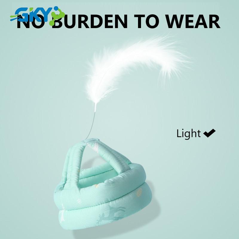 GKY Mũ bảo hiểm an toàn cho bé Mũ bảo vệ đầu Mũ đội đầu cho trẻ mới biết đi Tấm chống rơi Mũ trẻ em GKY