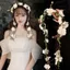 2025 Phong Cách Mới Vòng Hoa Mũ Đội Đầu Mori Cô Gái Hoa Nhánh Lá Tua Rua Vòng Hoa Băng Đô Thời Trang Mori Headband Phụ Kiện Tóc Tươi
