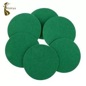 6 miếng đệm nỉ mềm Bộ đẩy bàn khúc côn cầu, màu xanh lá cây, 60mm / 74mm / 94mm