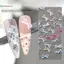 BeautifulHomeA 50 Chiếc 3D Tinh Tế Thắt Nơ Móng Tay Nghệ Thuật Quyến Rũ Nhựa Ruy Băng Nơ Trang Sức Móng Tay Kim Cương Giả Trang Trí DIY Phụ Kiện Làm Móng Tay VN