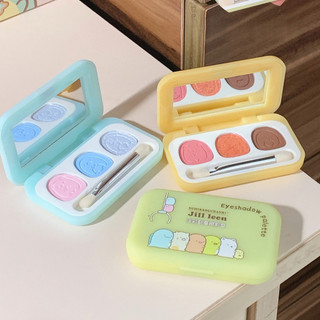 Bảng phấn mắt JILLLLEEN Màu nhạt khi ngủ Silkworm Làm sáng bảng sửa chữa khuôn mặt và thích hợp cho trang điểm ánh sáng tằm ngủ hàng ngày.