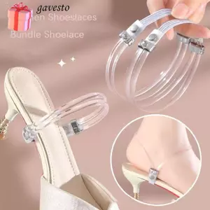 Dây giày nữ GAVESTO, Dây buộc dây buộc Dây buộc gót chống rơi Dây giày, Mắt cá chân thời trang Giữ giày có thể điều chỉnh Trang trí chống trượt Dây buộc nữ