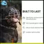 Cho Rottweiler Pháp Bulldog Sắt Lồng Chó Mõm Chống Ăn Kim Loại Thoáng Khí Có Thể Điều Chỉnh Giỏ Cho Giống Lớn