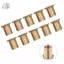 Núm chuyển số 10 gói Phụ kiện Bộ lắp đai ốc màu vàng mới M10x1.25