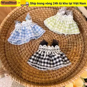 Búp bê GỖ Quần áo đáng yêu, Phụ kiện dễ thương Váy công chúa, Búp bê thần tượng EXO chất lượng cao cho búp bê Cotton 15cm / dành cho búp bê thần tượng EXO