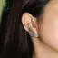 Móc tai có cánh Zircon không cần xỏ khuyên cho bông tai kẹp sụn sành điệu