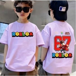 Áo Thun Trẻ Em Bé Trai Gái In Roblox 67, Áo Bông Ngắn Tay Hè Phong Cách Game Size 3-12 Tuổi COD