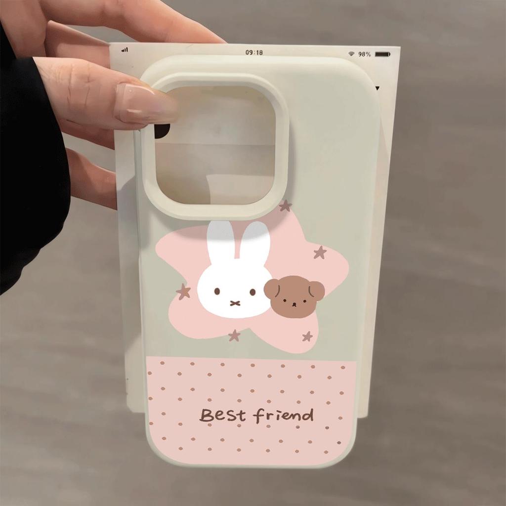 Chó nhỏ nét đơn giảnPhù hợp với vỏ điện thoại iPhone 17/16 Pro, vỏ 15/14 của Mì Nếp,13