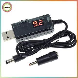 Cáp chuyển đổi tăng tốc USB SAFENH 5V sang 9V / 12V với đầu nối 3,5x1,35mm VN