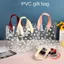 Túi mua sắm trong suốt DWEL, Túi Tote trong suốt Little Daisy, Túi quà tay cầm PVC