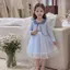 Bé gái (90-150) Bạch Tuyết / Elsa / Kt / Suit Cardigan + Váy biểu diễn Váy gạc