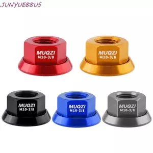JUNYUE88US 2 chiếc Đai ốc trung tâm xe đạp, M9 / M10 / M10 * 3 / 8 Vít trục sau chống gỉ, Phần xe đạp Phụ kiện xe đạp hợp kim nhôm Anodizing cường độ cao Xe đạp gấp