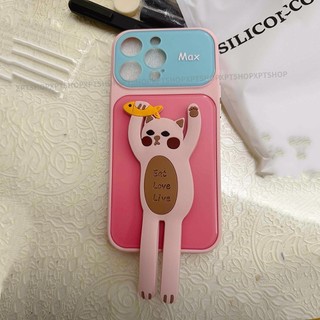 Chặn Màu Ngang Dọc Silicon Giá Đỡ Acrylic Điện Thoại Cho iPhone 17 Pro Max 16 15 14 Vỏ Bảo Vệ Chống Sốc
