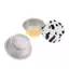 TRTR 10 Cái Có Thể Tái Sử Dụng Tròn Nhôm Lá Thiếc Cốc Bánh Pudding Khuôn Chiên Không Khí Hộp Thiếc Khay Nướng Bánh Nhỏ Dụng Cụ Làm Bánh Ngọt VN