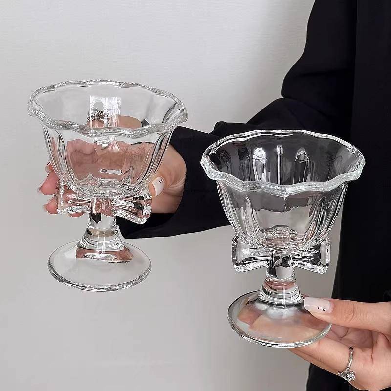 {BUDDI} Cốc nước thủy tinh nơ dễ thương Thiết kế hoạt hình sọc Hoàn hảo để sử dụng đồ uống hàng ngày {buddingenergy}