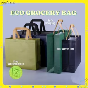 Túi Tote không dệt DAYBREAK DIY Túi xách chống nước có thể tái sử dụng Ecobag