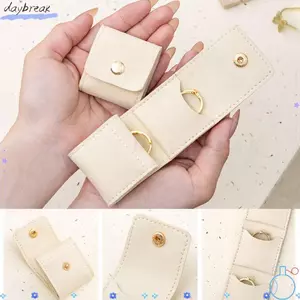 Túi trưng bày trang sức nhung DAYBREAK, Vải sợi nhỏ Mini / Túi đựng trang sức nỉ, Bông tai di động Dụng cụ sắp xếp Bông tai lật đơn giản Phụ kiện trang sức Lưu trữ