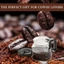 Cốc cà phê thủy tinh trong suốt DONOVANQQ, Nồi cà phê chịu nhiệt 16 Oz, Máy rửa chén dễ dàng vệ sinh an toàn với tỷ lệ Nắp du lịch Cốc trà văn phòng