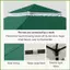 Vỏ thay thế Gazebo 3x3m Vỏ thay thế tán ngoài trời hai tầng chống nước hạng nặng cho gelhvn ngoài trời