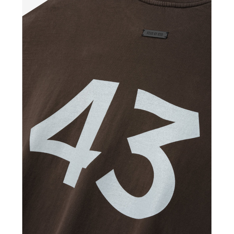Sản phẩm mới chất lượng cao FEAR OF GOD 26 Sản phẩm mới Cotton nguyên chất No. Áo thun ngắn tay in hình mùa hè 43
