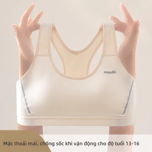 Chất liệu Modal Áo ngực thể thao nữ có miếng đệm cố định chống sốc.
