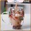 POWER 350ml Fillings s Đôi Tường Cốc Thủy Tinh Có Tay Cầm Trà Chịu Nhiệt Cà Phê Cốc Sữa Espresso Quà Tặng Sáng Tạo.