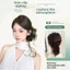 WEETW Phần mở rộng tóc lộn xộn dành cho nữ, Miếng tóc tổng hợp Lưới pha lê Sccrunchie Bun, Dây thun tự nhiên thân thiện với da cổ điển Hoa Bun Head Tóc giả thêm khối lượng tóc