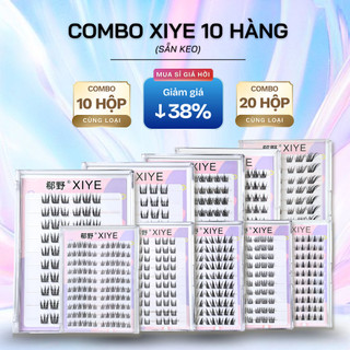 [Hỏa Tốc Nhắn Shop] Combo 10 Hộp Mi Giả XIYE 10 Hàng Sẵn Keo Mỏng Nhẹ Tự Nhiên