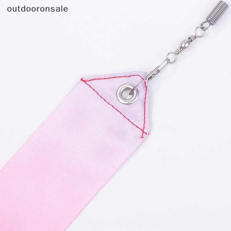 [outdooronsale] Ruy băng khiêu vũ cầu vồng 2M Thể dục dụng cụ múa ba lê Cần quay Streamer cho trẻ em Đào tạo FSI