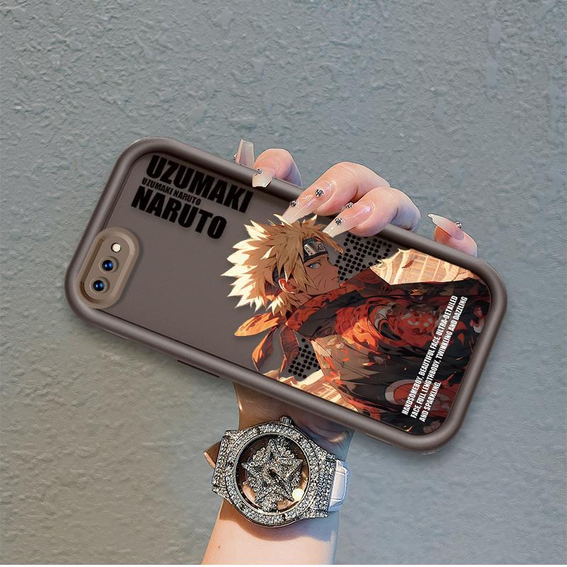 Áp dụng cho OPPO A3S A12E Điện thoại thông minh silicon hoạt hình Vỏ điện thoại mềm TPU Anime Naruto Angel Eye Ốp lưng chống sốc
