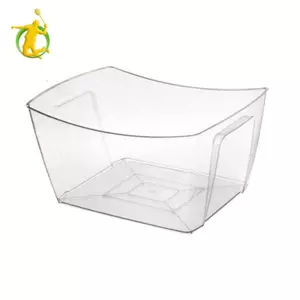 Bồn nước giải khát trong suốt Thùng đá PET cho các bữa tiệc Thanh đựng chai rượu Bảo quản rộng rãi cho nhiều chai