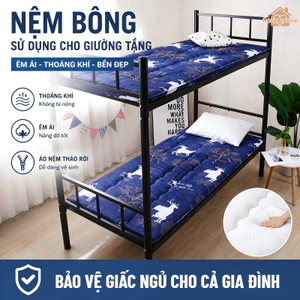 đệm ngủ văn phòng đệm gấp bảo vệ cột sống thoáng khí gấp gọn dễ mang màu xanh dùng cho du lịch trẻ