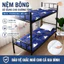 đệm ngủ văn phòng đệm gấp bảo vệ cột sống thoáng khí gấp gọn dễ mang màu xanh dùng cho du lịch trẻ