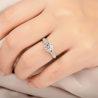 Nhẫn Zircon Bạc S925 Trang Sức Thời Trang Đơn Giản Quà Tặng Nữ Mặc Hàng Ngày