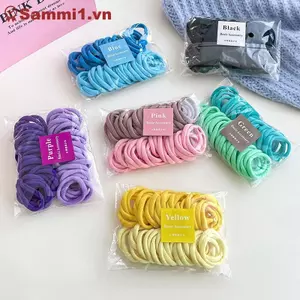 Dây buộc tóc ZK, Nhẫn tóc co giãn, Dây buộc đầu cho bé gái và trẻ sơ sinh - Pa of 60-100 VN