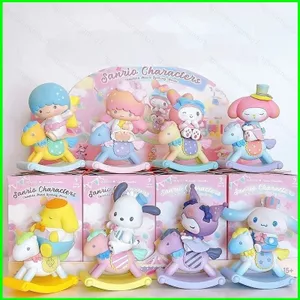 PS1 Sanrio Mù Hộp Nhân Vật Hành Động Giai Điệu Kuromi Trẻ Em Trojan Ngựa MINISO Mô Hình Búp Bê Đồ Chơi Cho Trẻ Em Trang Trí SP1