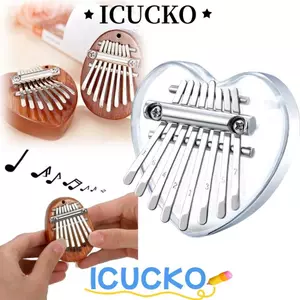 ICUCKO Mini Ngón Tay Cái Piano, Người Lớn Mới Bắt Đầu Kalimba Phụ Kiện Tốt Mặt Dây Chuyền Quà Tặng 8 Chìa Khóa Ngón Tay Cái Đàn Piano, Mặt Dây Chuyền Đàn Piano Marimba Âm Nhạc Ngón Tay Tinh Tế Piano