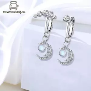 Nhíp Giả Bụng Nhẫn Dangling Rốn Nhẫn Nữ Bướm Trái Tim Mặt Trăng Tòn Ten Kẹp Trên Bụng Nút Nhẫn Không Xuyên Trang Sức VN