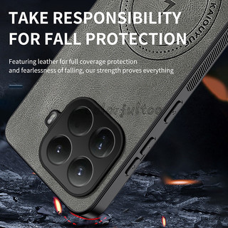 Ốp Điện Thoại Chống Sốc Bằng Nhựa Cứng PU-Leather Sang Trọng Cho Xiaomi 17T 15T Pro 15TPro 17TPro Xiaomi15T Xiaomi17T 5G Mềm TPU Silicon Camera Bảo Vệ Mặt Sau Chống Sốc