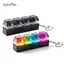 AqToCna 4 Nút Ngón Tay Bàn Phím Móc Khóa Fidget Đồ Chơi Cảm Giác Giảm Căng Thẳng Dụng Cụ Có Đèn LED Cho Học Sinh Nhân Viên Văn Phòng AqToCna